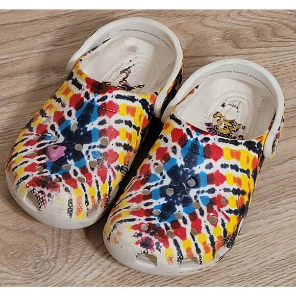 Grateful Dead x Chinatown Market CROCS LIMITED EDITION Womens 6 Men's Size 4 - Picture 1 of 6